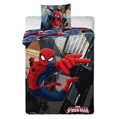 Detské bavlnené obliečky Spiderman new, 140 x 200 cm, 70 x 90 cm