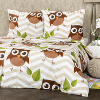 Lenjerie bumbac 4Home Bufnițe, 140 x 200 cm, 70 x 90 cm Lenjerie bumbac 4Home Bufnițe