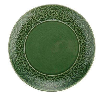 Florina Talerz ceramiczny deserowy Nadine 20 cm, zielony