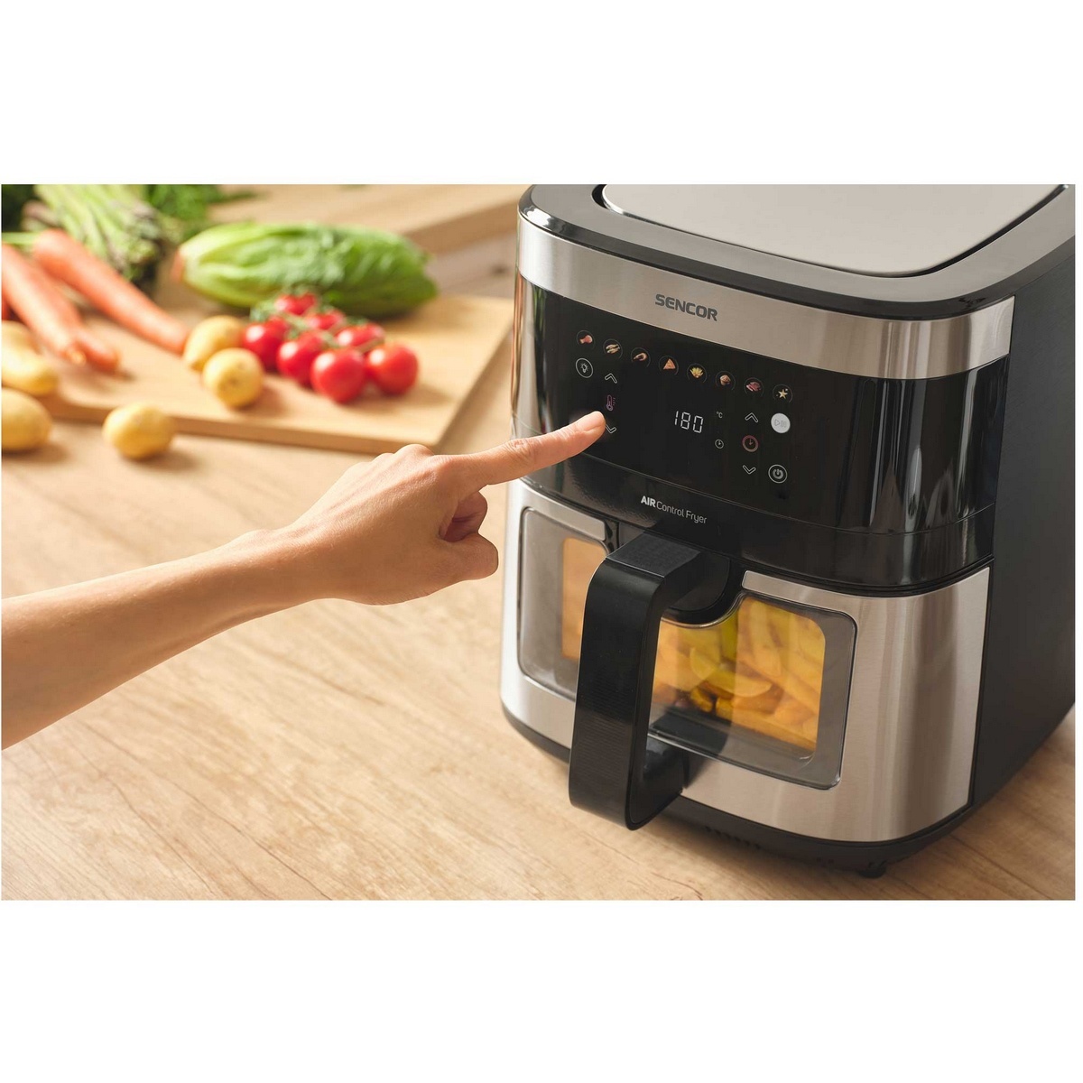 Sencor SFR 9000SS teplovzdušná fritéza