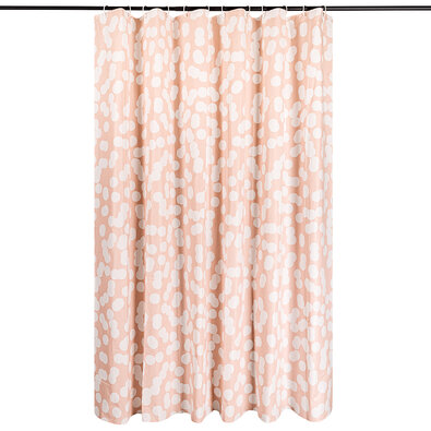 4Home Duschvorhang Romance rosa, 180 x 180 cm
