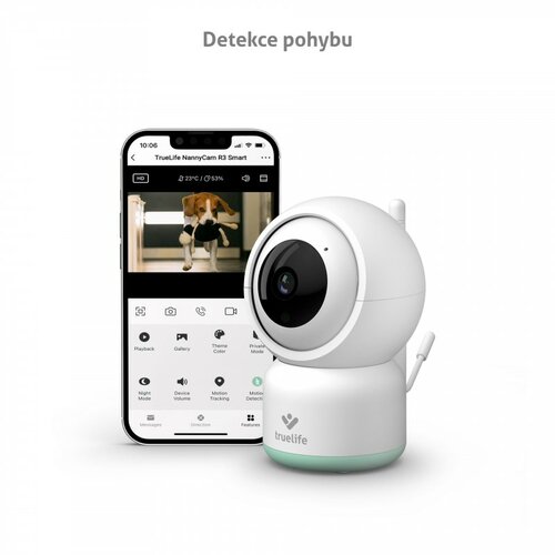 TrueLife NannyCam R3 intelligens bébiőralkalmazással