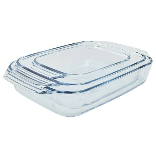 Pyrex üveg sütőedény készlet 3 db, 1,4 l + 3 l + 4l