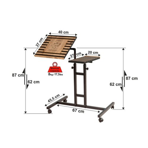 Glen Atlantic Pine laptop asztal