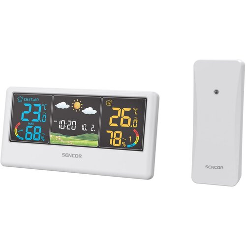 Sencor SWS 4100 W stacja pogodowa, biała