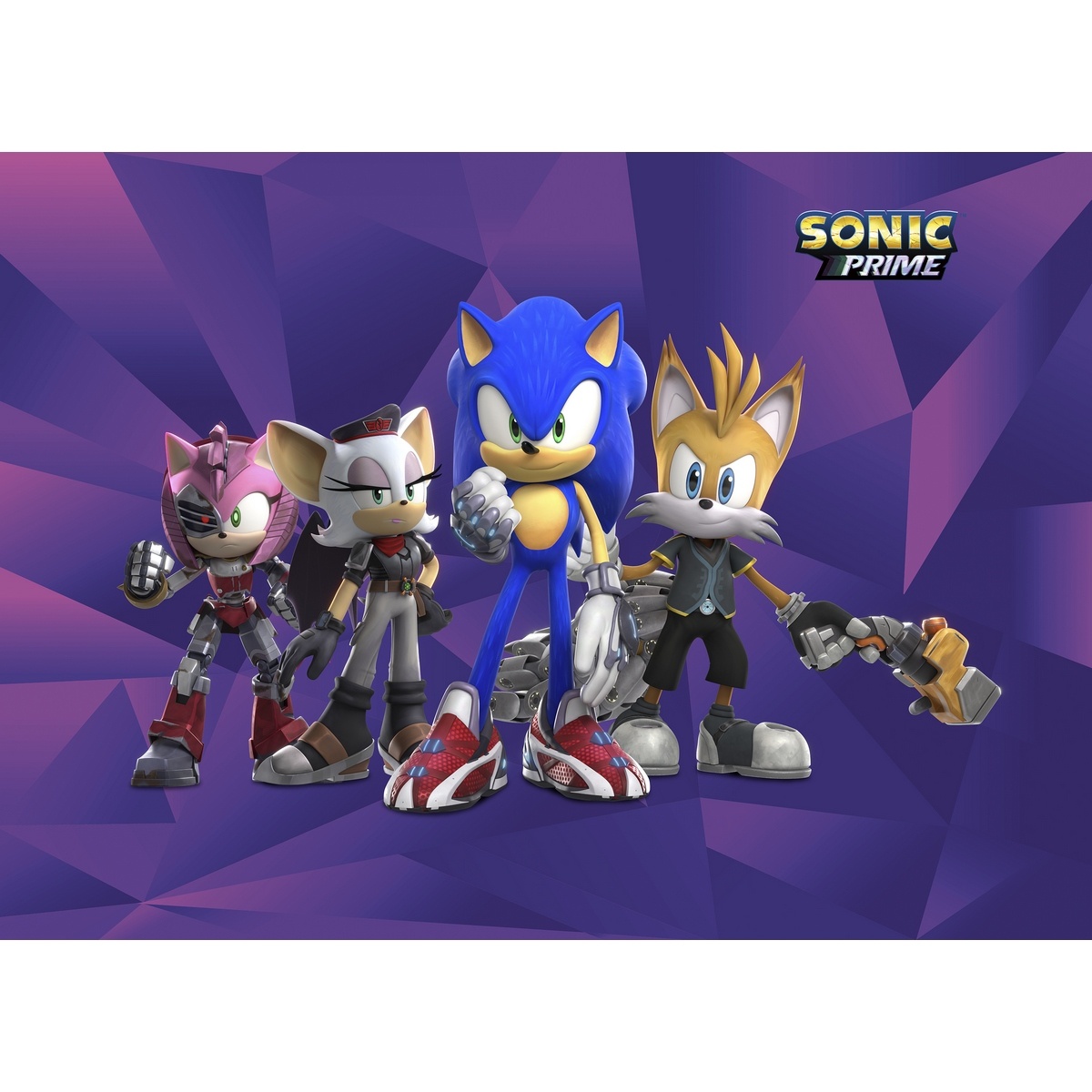 Gyermek fotó tapéta Sonic 254 x 182 cm, 4 részbőláll.