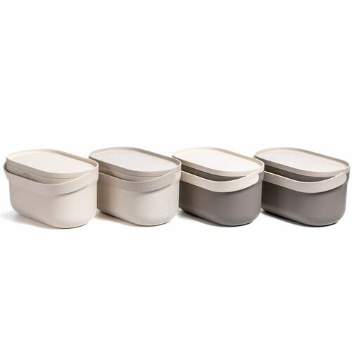 Plastia Nádoba na bioodpad bez rámečku a sáčků, taupe s kávovou sedlinou, 4 l - thumb (6)