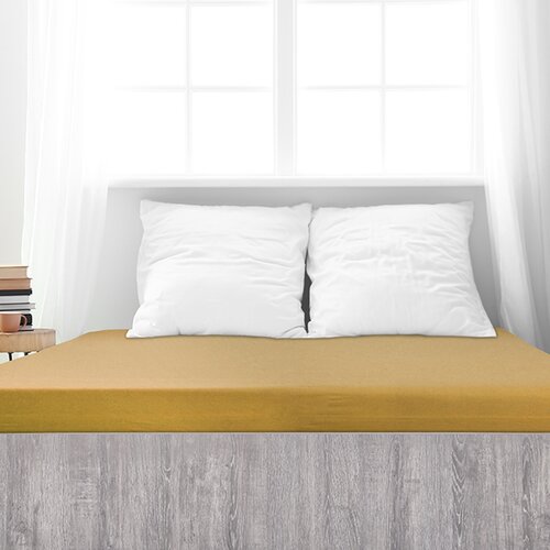 4Home froté pregrinjalo Ideál gorčično rumeno, 180x 200 cm