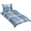 Lenjerie de pat din bumbac Bellatex Cube albastru