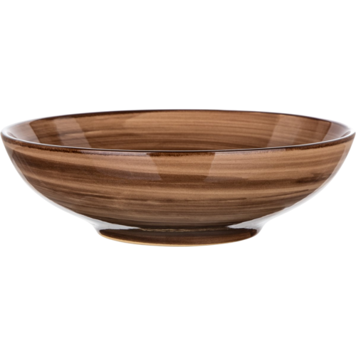 Banquet 6 db mély tányér szett Palas 18 cm, barna