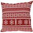 Vzglavnik Nordic pattern rdeč, 43 x 43 cm