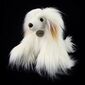 Câine cu creastă chineză din pluș Rappa - Swan ,30 cm ECO - FRIENDLY