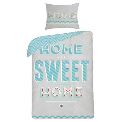 Bavlnené obliečky Home Sweet Home, 140 x 200 cm, 70 x 90 cm