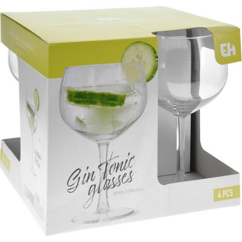 EH 4er-Set Gin Tonic-Gläser, 650 ml