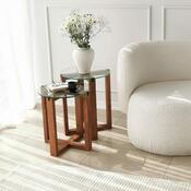 Súprava odkladacích stolíkov Amalfi Walnut, 2 ks