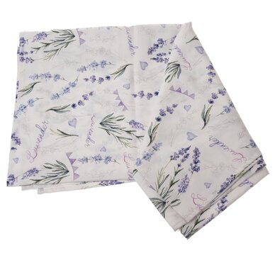 Levendula vízálló abrosz, 140 x 140 cm
