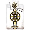 BedTex Bavlněné povlečení NHL Boston Bruins White, 140 x 200 cm, 70 x 90 cm