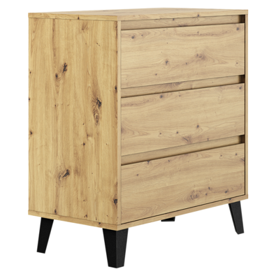 Comoda BOGAN 3S70, stejar artisan