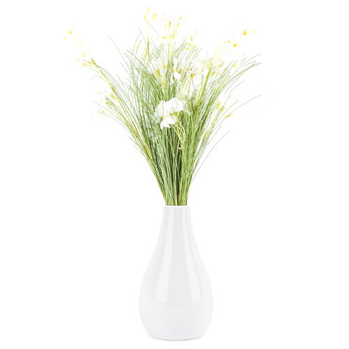 Umetne travniške cvetove 51 cm, bele