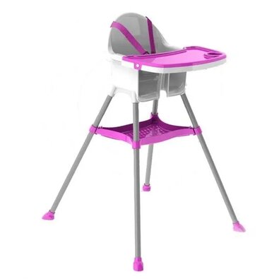 Doloni Scaun de masă pentru copii violet, 67 x 69x 97 cm