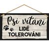 Bohemia Gifts Декоративна картина - Psi vítáni (Собаки вітаються)