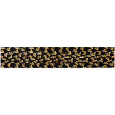 Різдвяна декоративна тканина Оксамит, чорний, 28 x 150 см