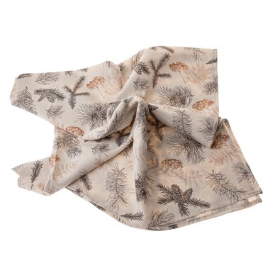 Vánoční Ubrus voděodolný Jehličí, 140 x 140 cm