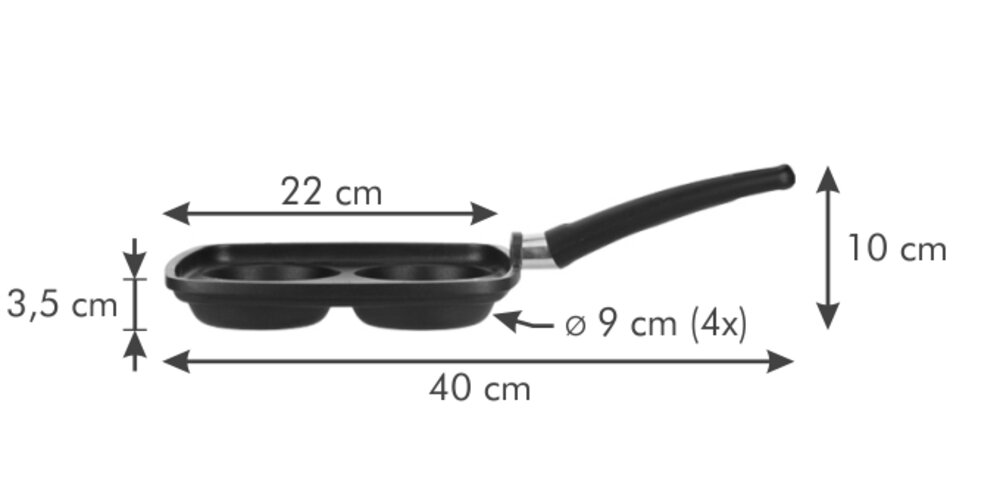 Tescoma Spiegeleierpfanne PREMIUM 22 x 22 cm