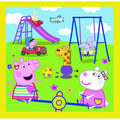 Trefl Puzzle Purcel Peppa, 3 buc.