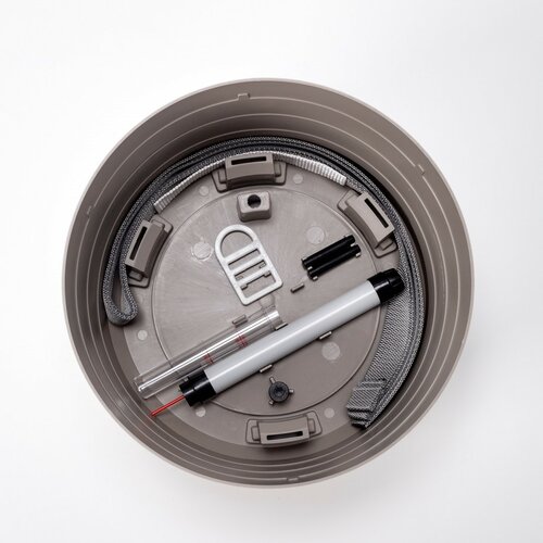 Plastia Підвісний горщик для квітів з автополивом Berberis антрацит + зелений, діам. 30 см