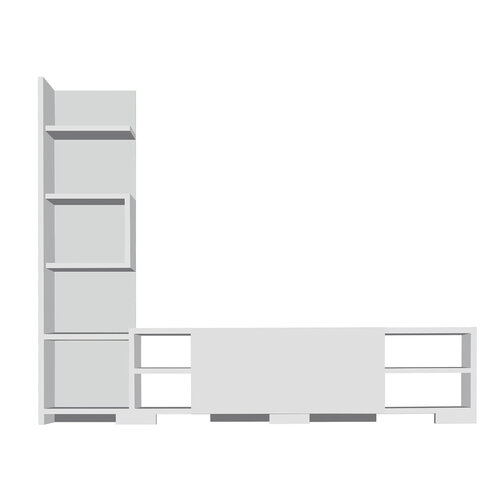 Televízny stolík Pera White