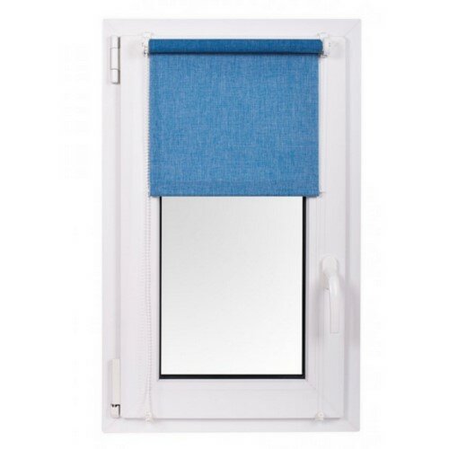 Roleta MINI Rainbow Line modra , 97 x 150 cm