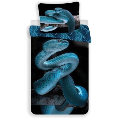 Jerry Fabrics Pościel bawełniana Snake, 140 x 200 cm, 70 x 90 cm