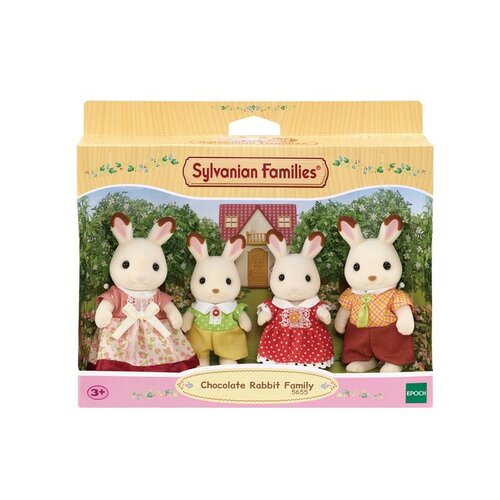 Sylvanian Families Rodzina „chocolate” królików, nowa