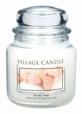 Village Candle Vonná svíčka Pudrová svěžest  - Powder fresh, 397 g