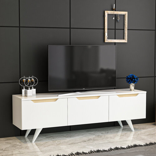 TV-Lowboard Prag White