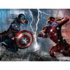 Detská fototapeta XXL Captain America a Iron Man 360 x 270 cm, 4 diely