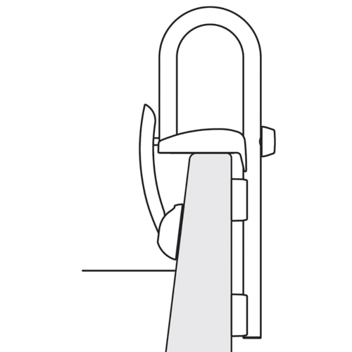 Spirella Haltegriff für die Badewanne PROF, weiß