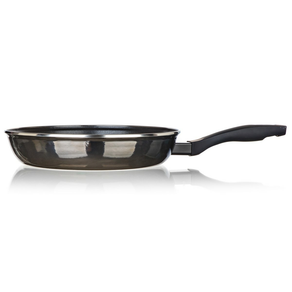 Banquet Pánev smaltovaná METALLIC Black 28 cm, s nepřilnavým povrchem, 28 cm - thumb (4)