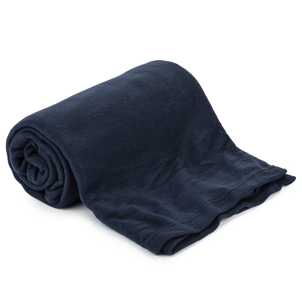 Fleecová deka UNI tmavomodrá, 150 x 200 cm