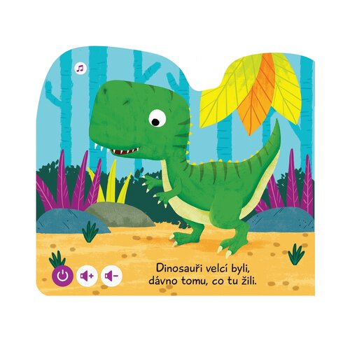 Kouzelné čtení Minikniha s výsekem - Dinosaurus