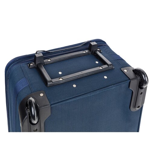 Pretty UP Cestovní textilní kufr TEX28 L, modrá