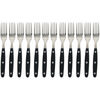 Set 12 furculițe de friptură, negru