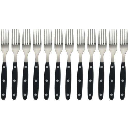 Set 12 furculițe de friptură, negru