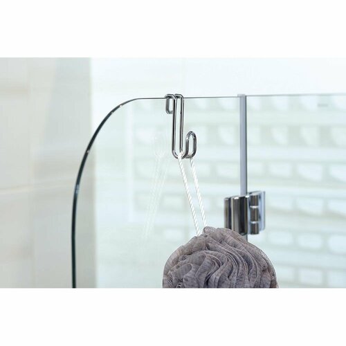 AQUALINE 37020 cârlig suspendat pentru paravane deduș, argintiu