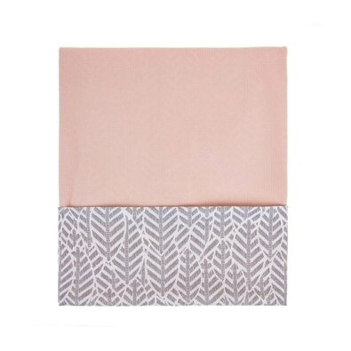 Womar Pătură de bumbac pentru copii Velvet albastru-gri, 75 x 100 cm