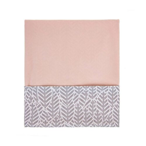 Womar Pătură de bumbac pentru copii Velvet albastru-gri, 75 x 100 cm