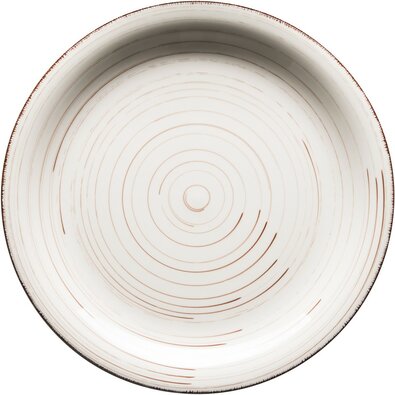 Mäser Keramický mělký talíř Bel Tempo 27 cm , bež