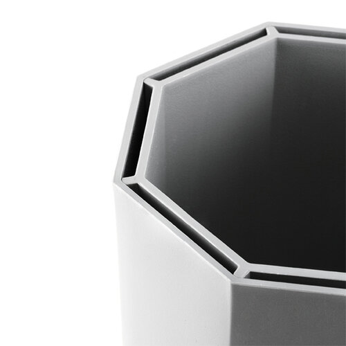 Stojak na noże i przybory kuchenne, beżowy