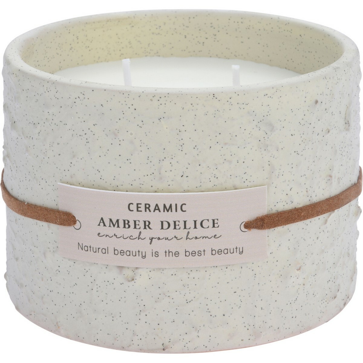 Enrich your home Amber Delice illatgyertya, 230 g, 11 x 8 cm akciós termékkép 1